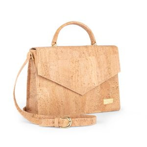 EVA Cork Crossbody Bag - Natural