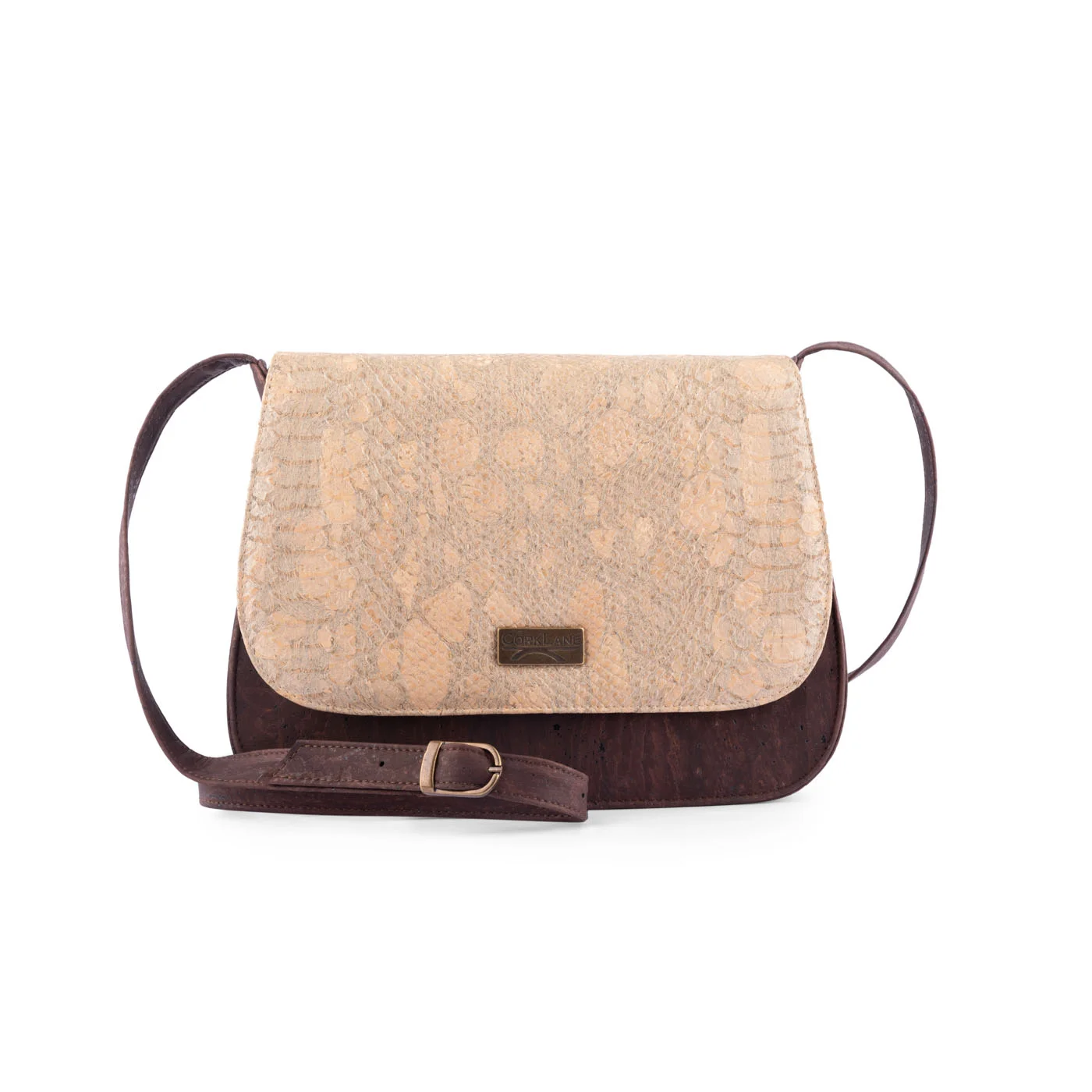 Caiman shoulder bag brown - Image 2