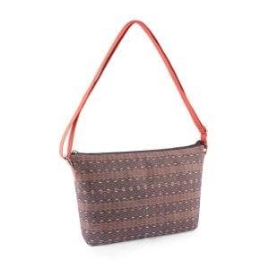 Aztec shoulder bag red